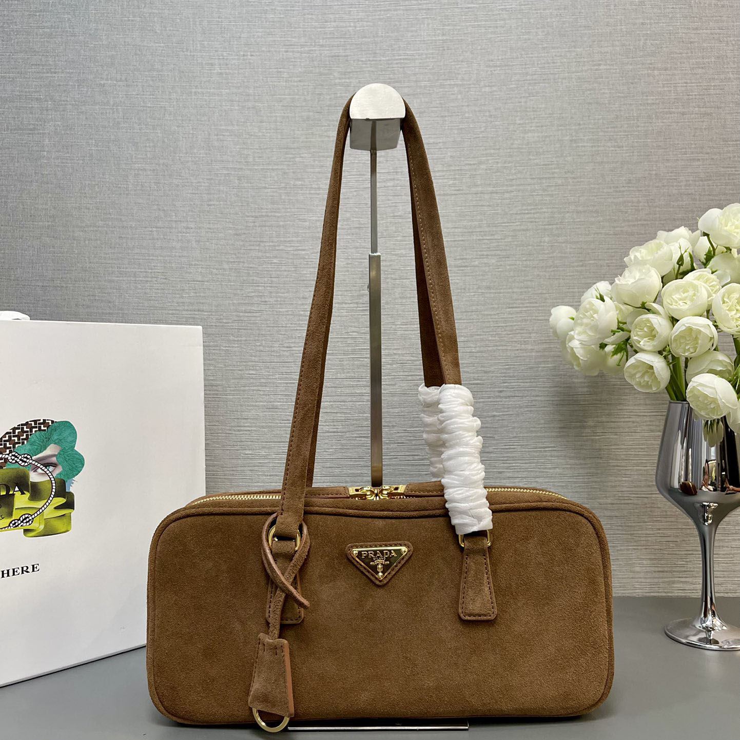Pra*a top handle bags